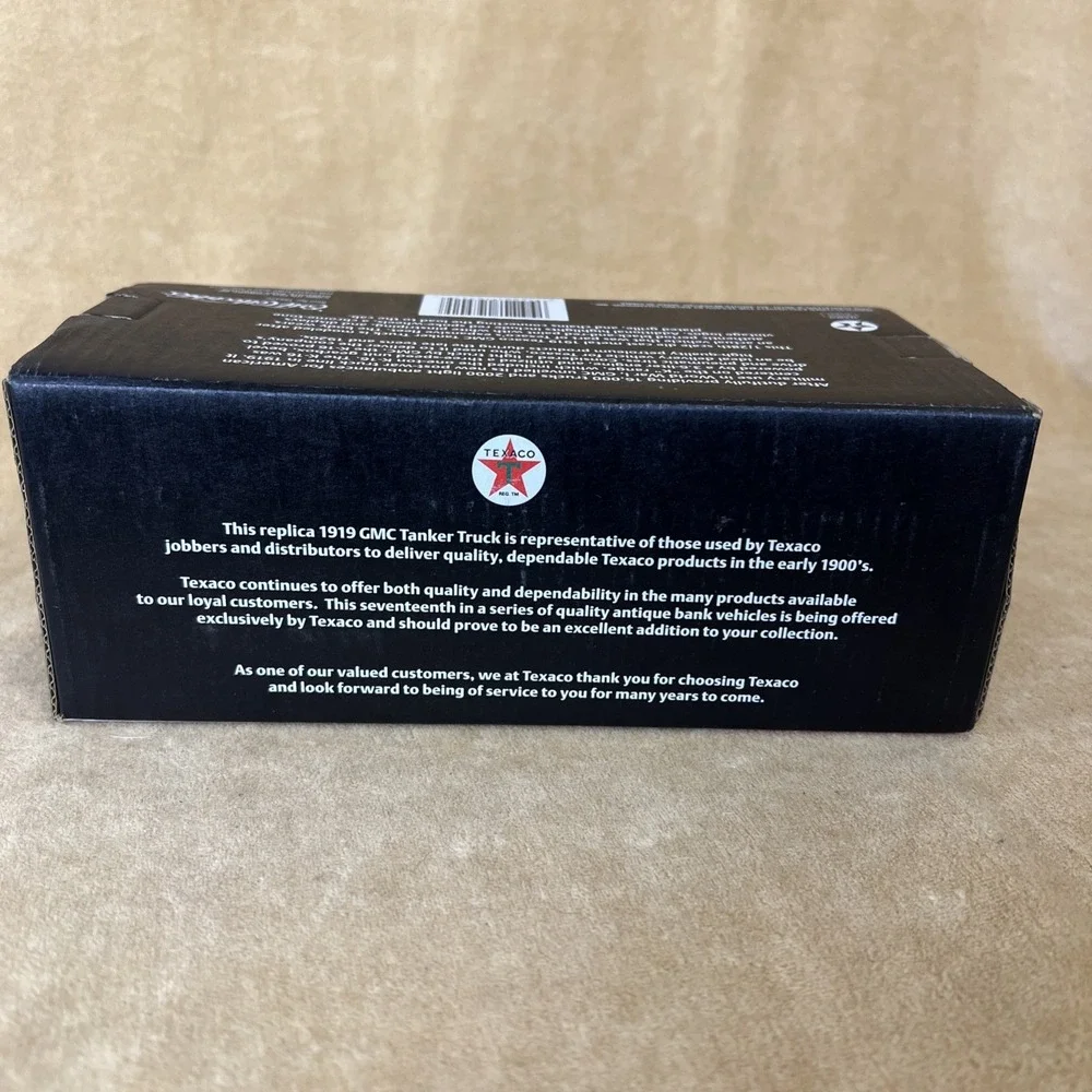 Texaco Diecast 1919 GMC Tanker Truck Coin Bank ERTL 1993 New In Box